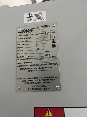 2023 HAAS VF-3YT Vertical Machining Centers | PM Machines (12)