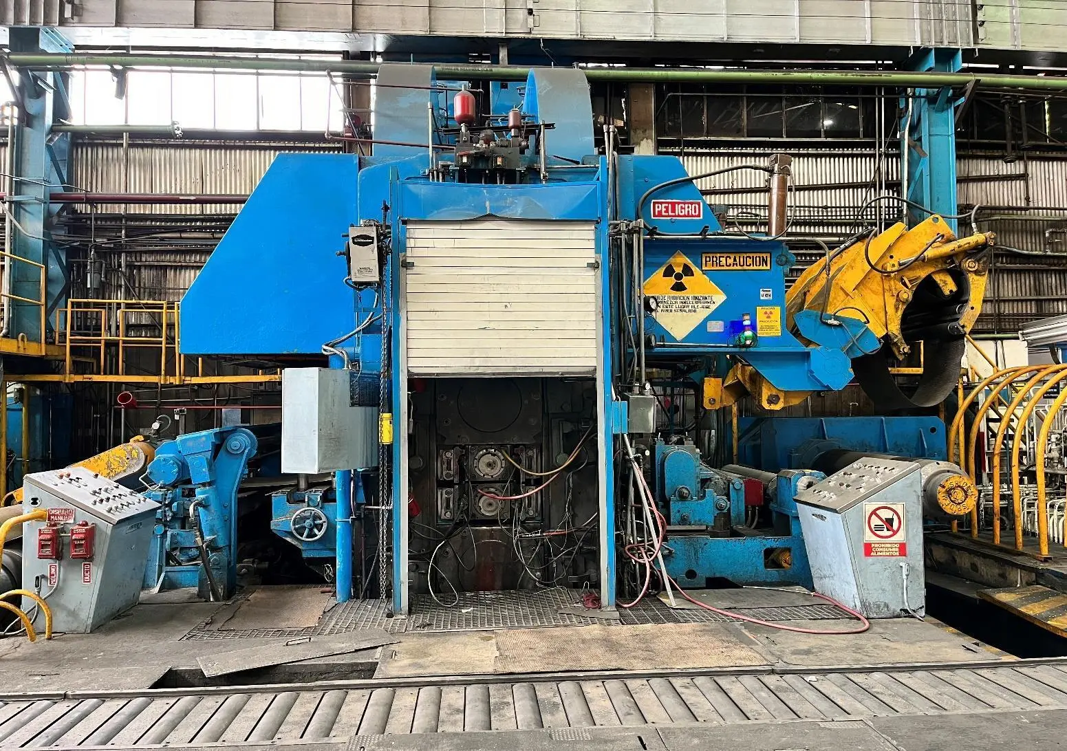 USED SPIDEM 14” X 30” X 43.3” 4 HIGH ROLLING MILL (14532)