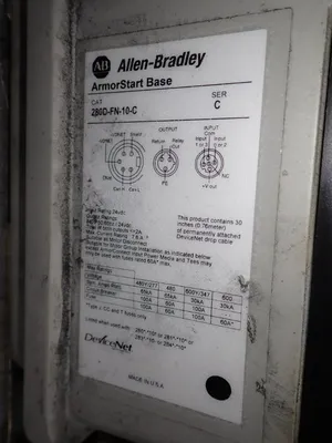 USED ALLEN BRADLEY 280DF12Z10CGRW3P1