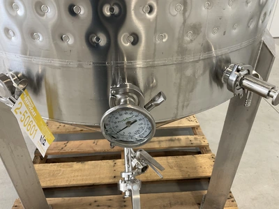 Used PSYCHO BREW JACKETED CONICAL FERMENTER/UNITANK 10BBL Dish & Cone Bottom Tanks Michigan US | Miedema Asset Management Group #1580147