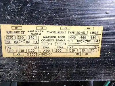 USED SQUARE D CLASS 9070 TYPE: SK5271S