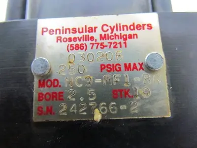 New | in-Stock PENINSULAR _UNKNOWN_ Pneumatic Cylinders | Arrow Industrial #632446