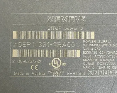 USED SIEMENS 6EP13312BA00