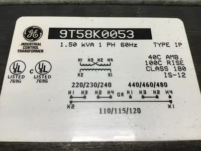 USED GENERAL ELECTRIC 9T58K0053