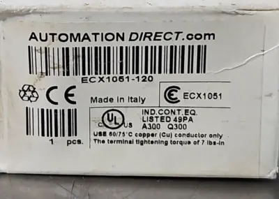 AUTOMATION DIRECT ECX1051-120 Indicator light loc4C20