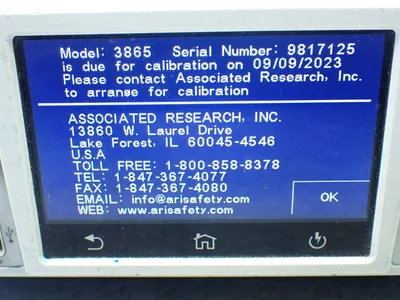 Used ASSOCIATED RESEARCH 3865 High Voltage Testers Ohio US | HGR 24 #782606