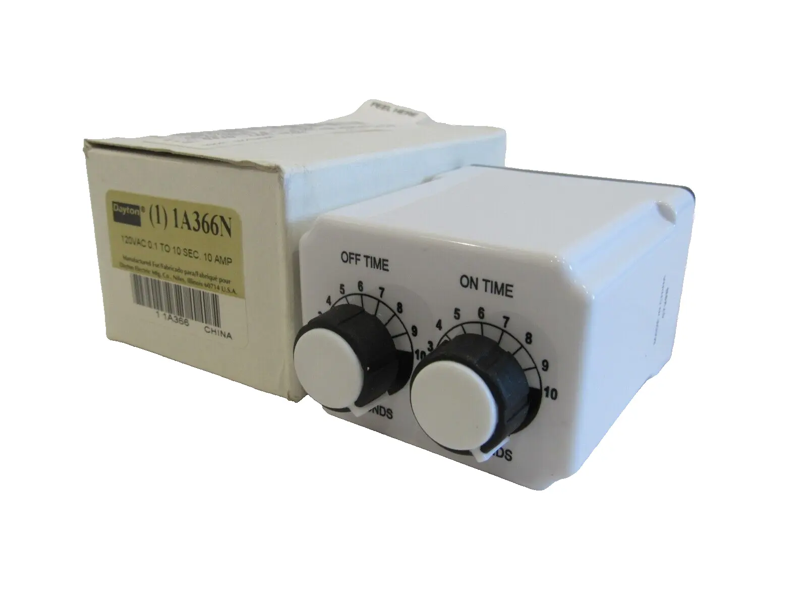 NEW DAYTON 1A366N TIME DELAY RELAY 120VAC 10AMPS