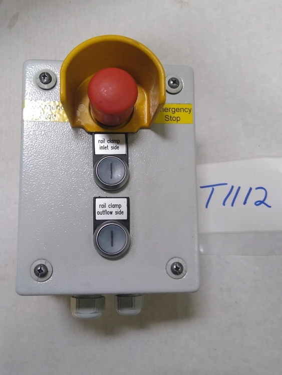 Used Rittal EMERGENCY STOP- RAIL CLAMP INSIDE INLET SIDE & RAIL CLAMP OUTFLOW Electrical Boxes Arizona US | ASSET CONVERSION SPECIALISTS, INC. #313206