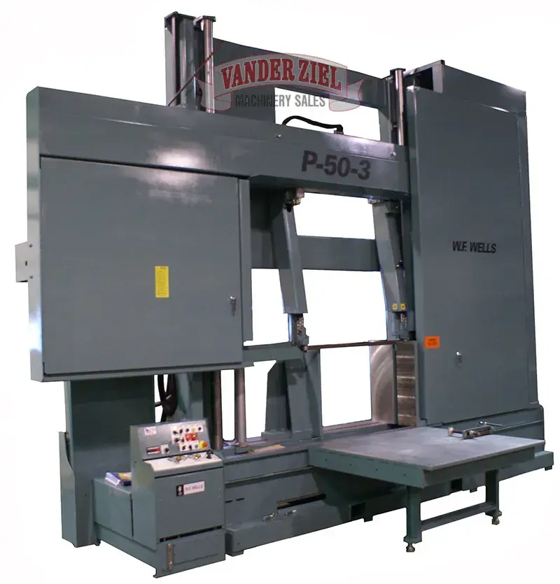 New | in-Stock W.F. WELLS P-50-3 Horizontal Band Saws Michigan US | Vander Ziel Machinery Sales #480351