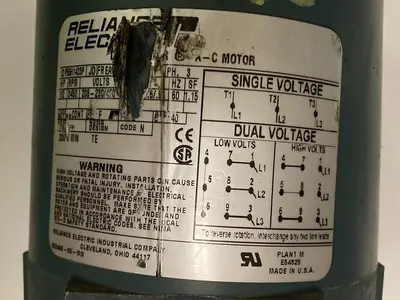 Used BALDOR RELIANCE P56H1423 A.C. Motors | Surplus Asset Holdings #1204617