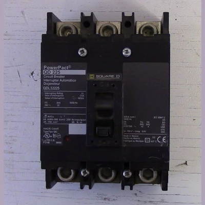 Square D 3 Pole 225 Amp QD Breaker