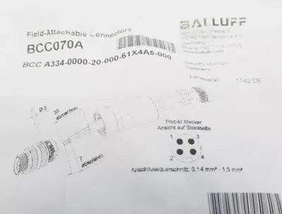 NEW BALLUFF BCC070A