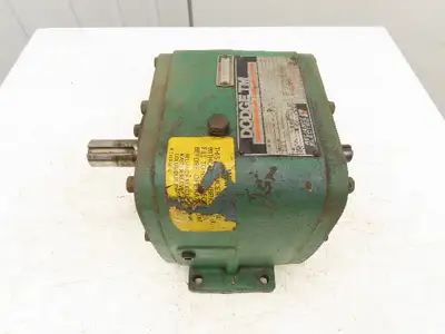 Reliance Dodge TM DR100A Inline Speed Reducer 9.3:1 Gearbox 4.6Hp Input