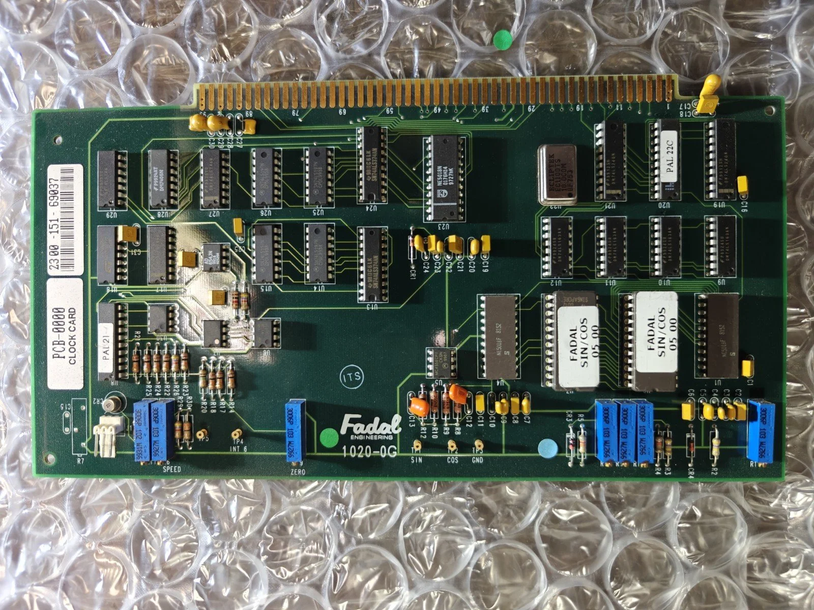 USED FADAL CLOCK CIRCUIT BOARD