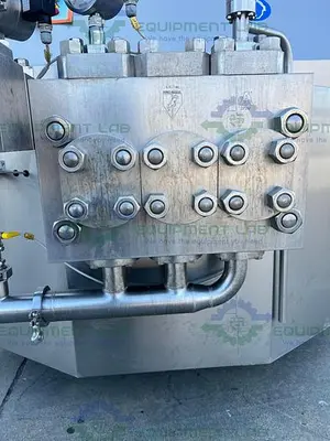 USED GEA NIRO SOAVI NS3037H DUAL STAGE DAIRY HOMOGENIZER 5678 LITERS / HOUR