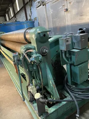 3/16" X 10' WEBB MODEL R3LR 8010 3-ROLL PLATE BENDING ROLL