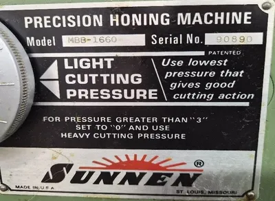SUNNEN MBB-1660 Hones-Horizontal | Asset Exchange Corporation (7)