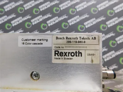 Bosch Rexroth 299-119-980-9 03W51 Valve Terminal System Module Damaged Feet Used