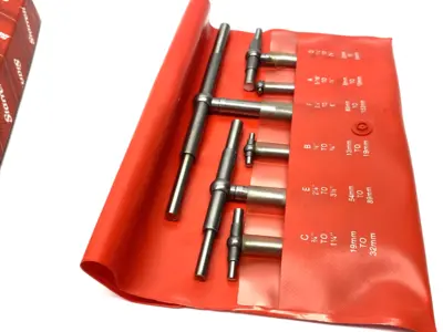 New | in-Stock Starrett Telescoping Gage Set (6) A,B,C,D,E,F In Case, 5/16" to 6" Bore Gages Michigan US | Maverick Industrial Sales #1402281