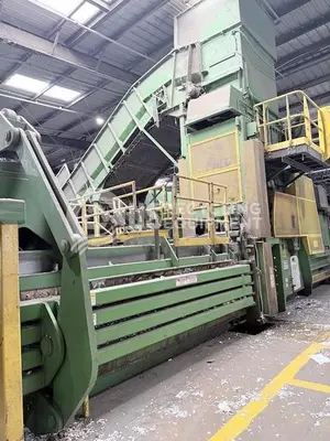 Used 2003 BOLLEGRAAF HBC-140 HORIZONTAL AUTO TIE BALER Balers Texas US | US Recycling Equipment #1418408