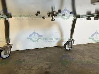 USED MILLIPORE QUIKSCALE QS450-1090 ACRYLIC CHROMATOGRAPHY COLUMN 450 X 550, 84 LITER