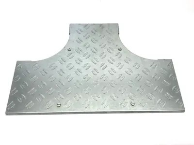 USED NIEDAX CABLE TRAY SYSTEM T-PIECE & RTSDVRS 200-2.0 S ANTISLIP COVER