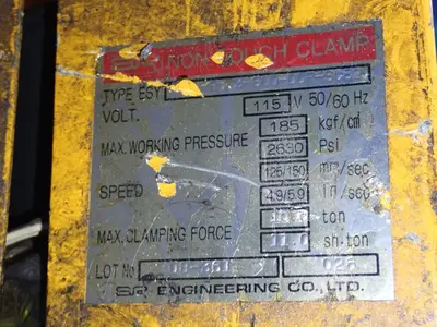 Sr Engineering Company 10 Ton Non-touch Clamp