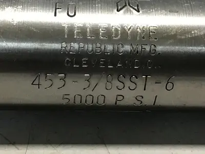 USED TELEDYNE 453-3/8SST-6