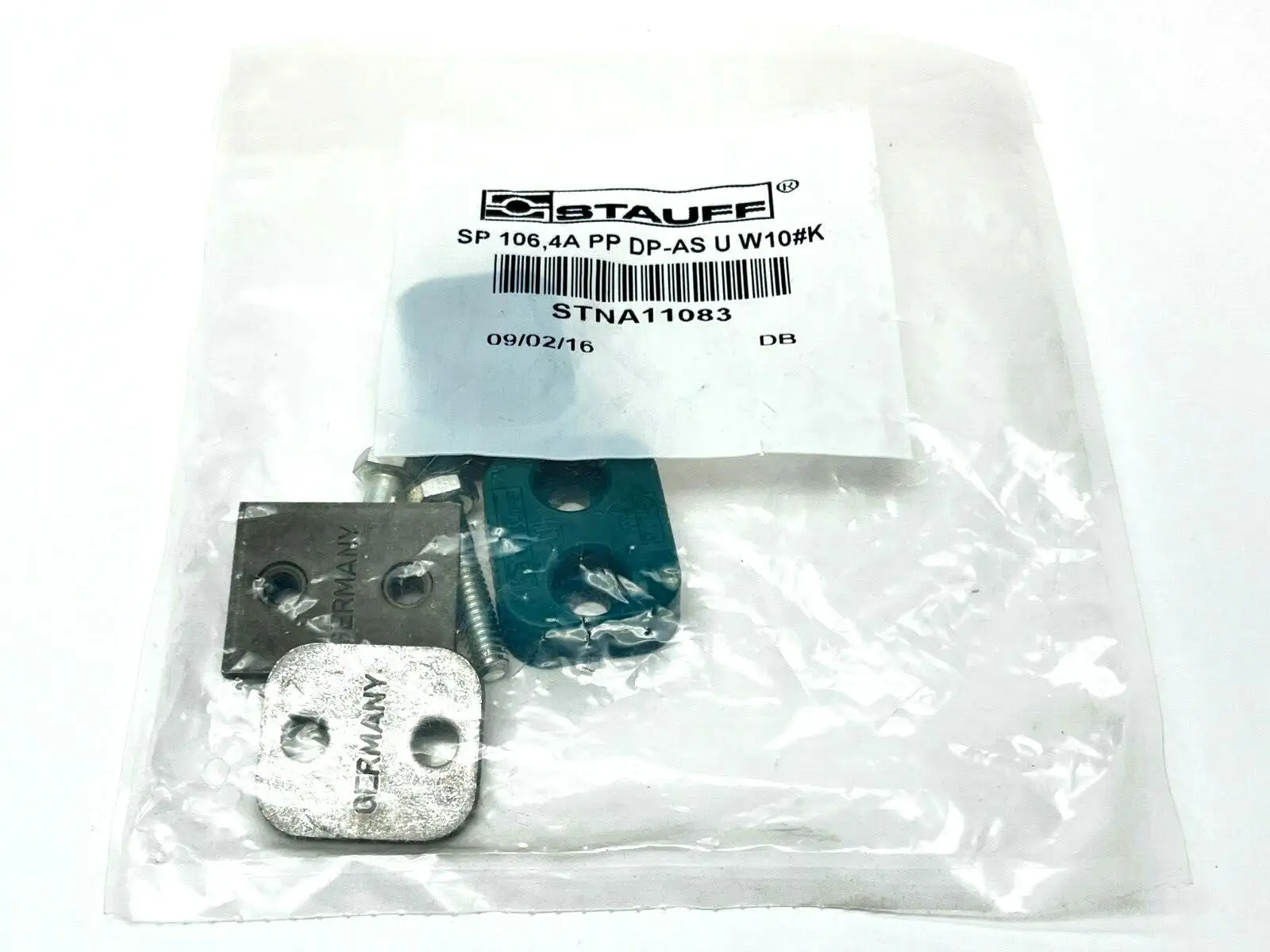 SP 106,4A PP DP-AS U W10#K,SP-106,4A-PP-DP-AS-U-W10-K | Stauff SP 106,4A PP DP-AS U W10#K Clamp STNA11083 - New