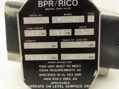Sevcon 631/40003 Forklift DC Motor Speed Controller 24V Off Rico PWH-90
