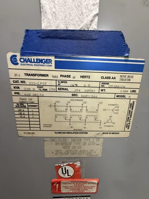 Used Challenger _UNKNOWN_ Transformers Iowa US | ISP Equipment Group #1318718