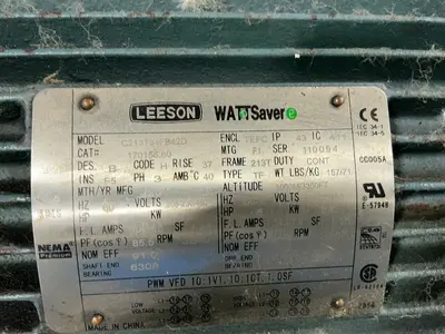 Used 2011 LEESON C213T34FB42D Motors (misc) Ohio US | HGR 24 #1304152