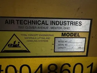 AIR TECHNICAL INDUSTRIES 4,000 LB COIL TIPPER