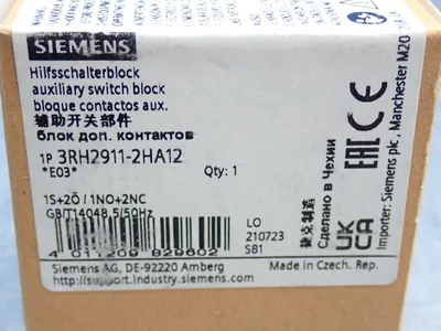 NEW SIEMENS 3RH29112HA12