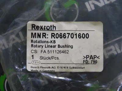 Rexroth R066701600 Rotary Linear Bushing 16mm Bore New