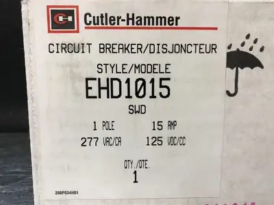 NEW CUTLER-HAMMER EHD1015