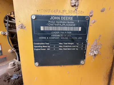 Used 2023 DEERE 744P TIER Wheel Loaders New Jersey US | Proxy Equipment #1378391