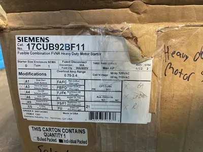 USED SIEMENS 17CUB92BF11