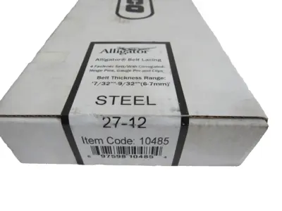 NEW FLEXCO 27-12 ALLIGATOR BELT LACING 7/32-9/32 (6-7mm)
