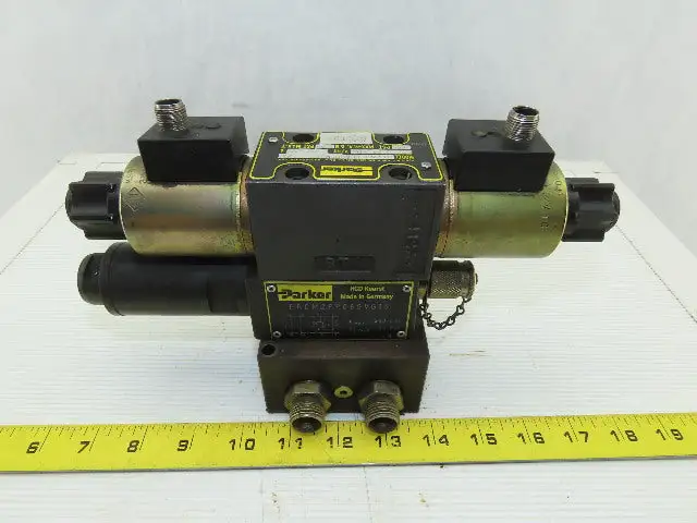 Parker PRDM2PP21SNS Pressure Reducing Module 24VDC Hydraulic Valve Subplate Assy