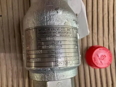 Mercer Conventional Relief Valve PN81-17151T58G11
