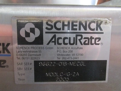 Used _UNKNOWN_ _UNKNOWN_ Weigh Feeders Ohio US | Federal Equipment Company #1336453
