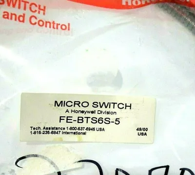 NEW HONEYWELL MICROSWITCH FE-BTS6S-5 FIBER OPTIC CABLE FEBTS6S5