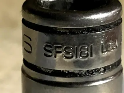 Snap-On 6-Point Deep Socket 3/8" Drive x 9/16" SFS181