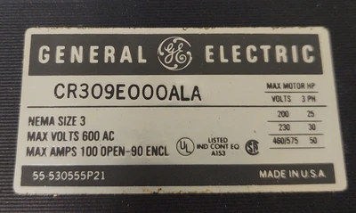 NEW GE CR309E000ALA