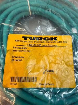 Turck RSSD RSSD 441-5M Double Ended Cordset Straight Male U06867 (3.1.3)