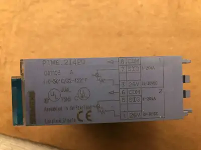SIEMENS PTM6.21420 MBC/RBC Point Termination Module w/ PTX6.L -NIB