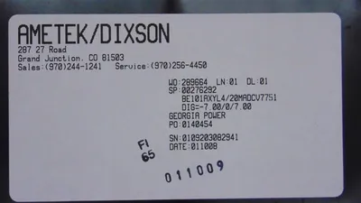 Ametek / Dixson BE101AXYL4/20MADCV7751 Digital Bar Graph Display Module New NIB