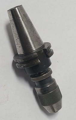 ALBRECHT GERMANY 0-5/16 0-8 Precision  Keyless Drill Chuck W CAT 40 Tool Holder