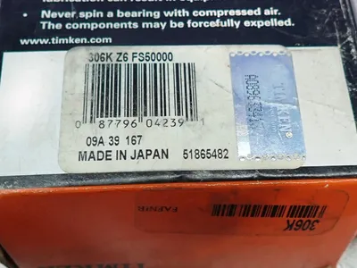 NEW TIMKEN 306K Z6 FS50000